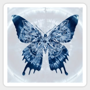 Butterfly Tie-Dye Mandala Sticker